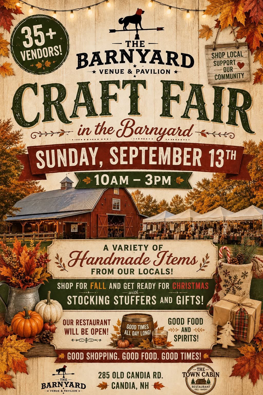 Semi Anual Craft Fair at The Barnyard Venue