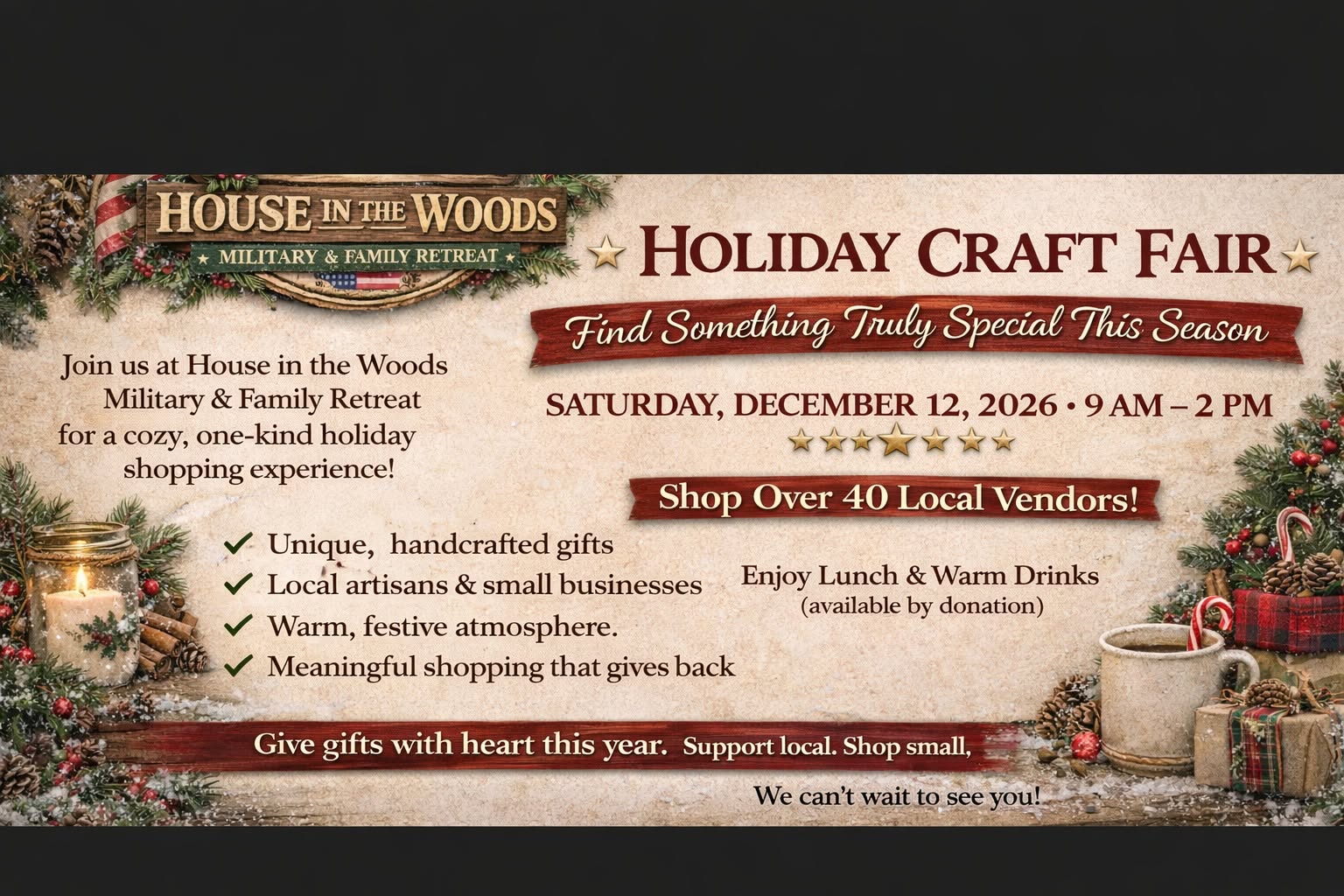 2026 Holiday Craft Fair - Lee, Maine